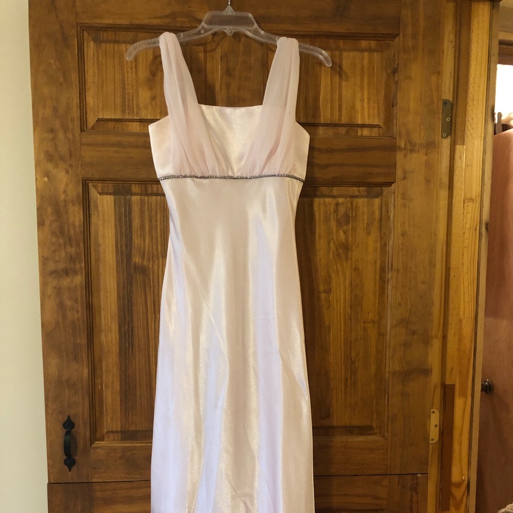 XS aspeed pale pink bridesmaid dress
